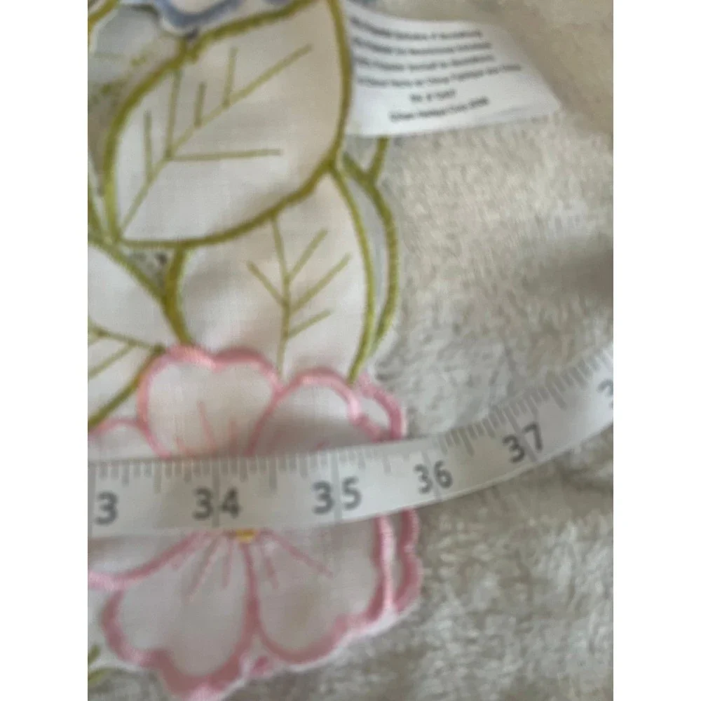 Spring Sam Hedeya Table Runner pastel flowers 70” long
